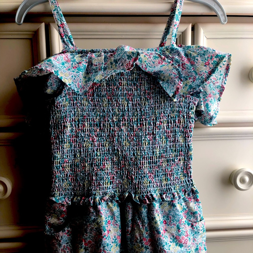 Janie and Jack, 100% cotton shorts romper/one-piece.